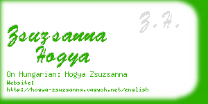 zsuzsanna hogya business card